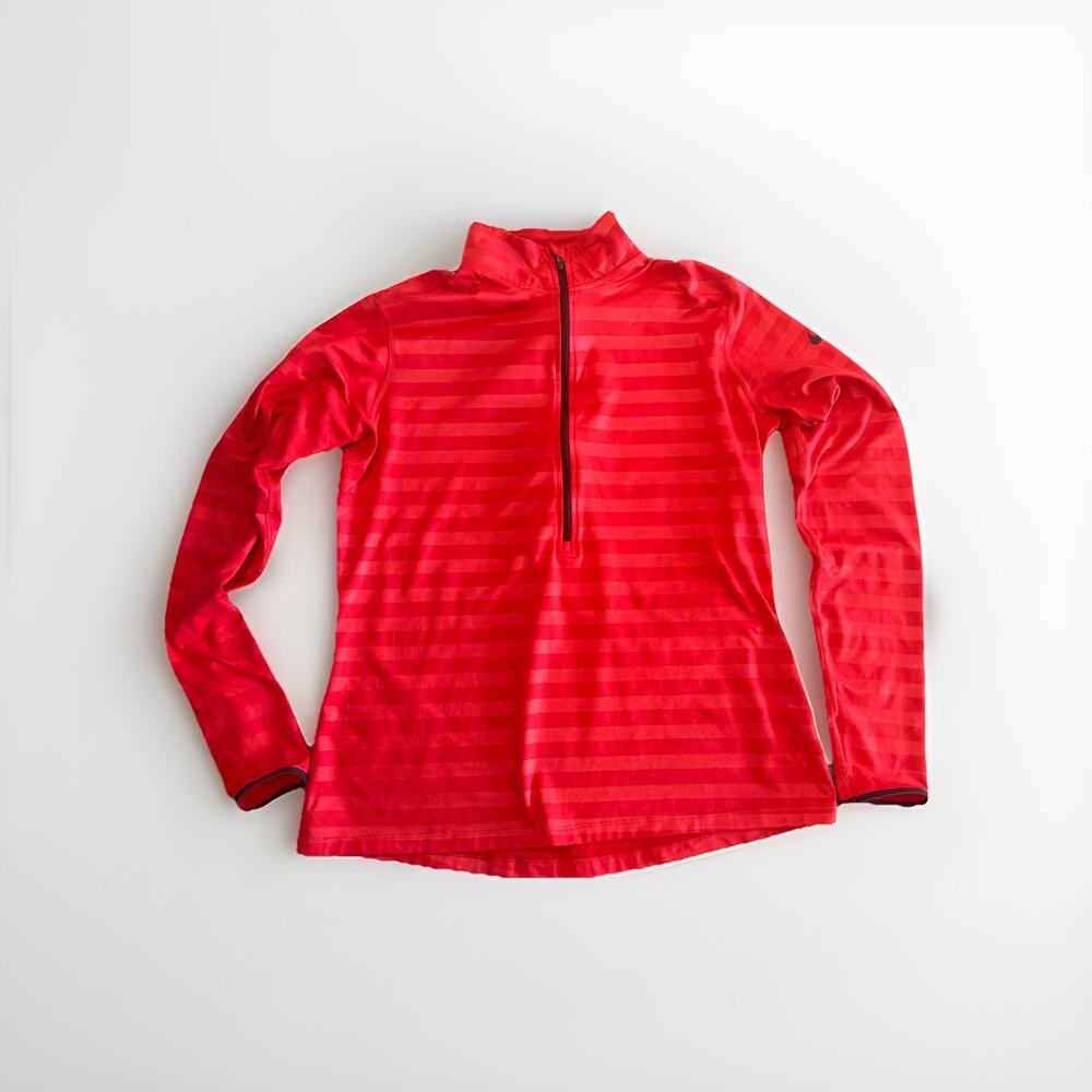 Nike Pro Dri-FIT Women’s Half-Zip Pullover – Red – Size XL